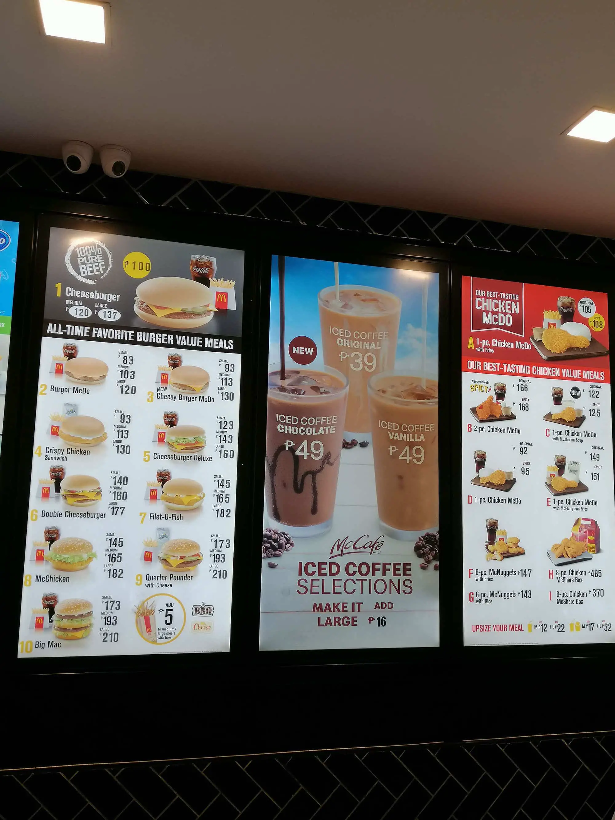 Burgers And Chicken On The Mcdo Menu