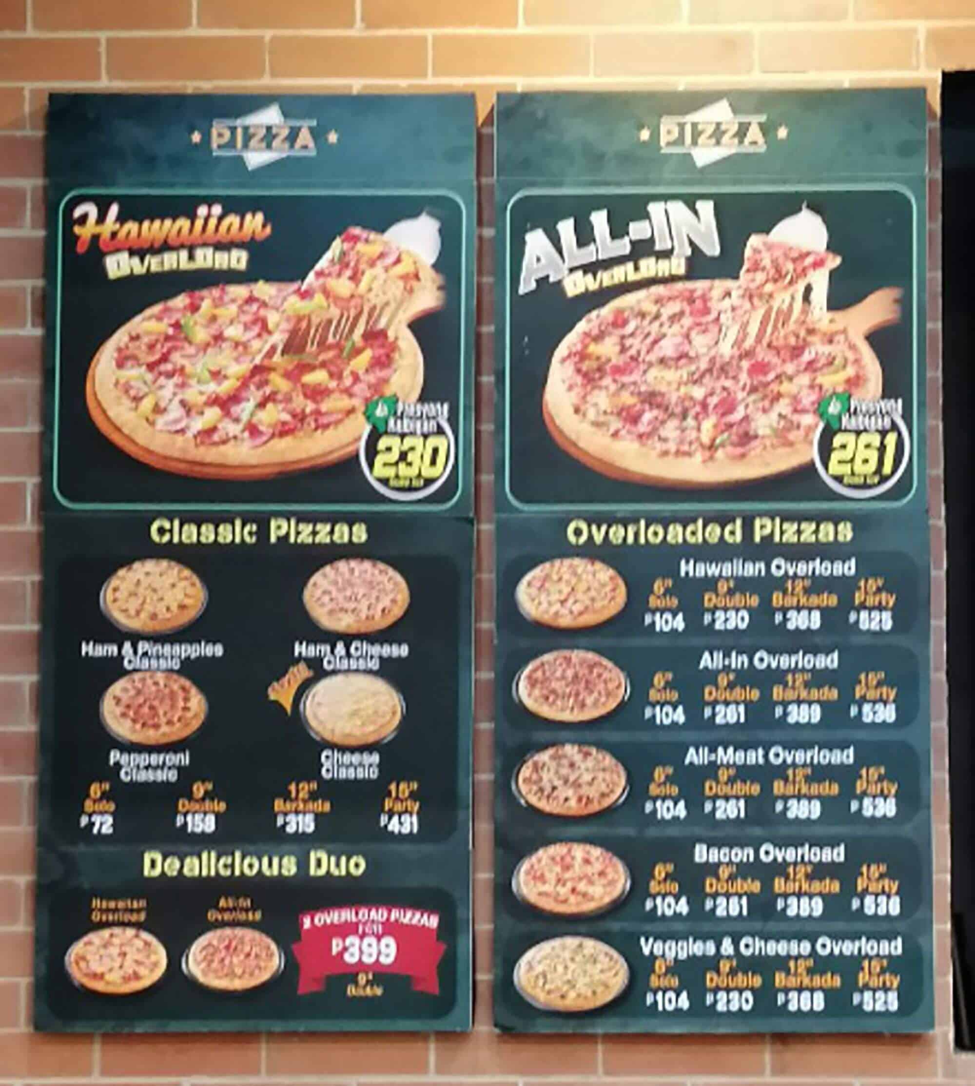 Greenwich Pizza Menu Philippines 2023 Philippine Menus   Classic And Overloaded Pizzas At Greenwich 