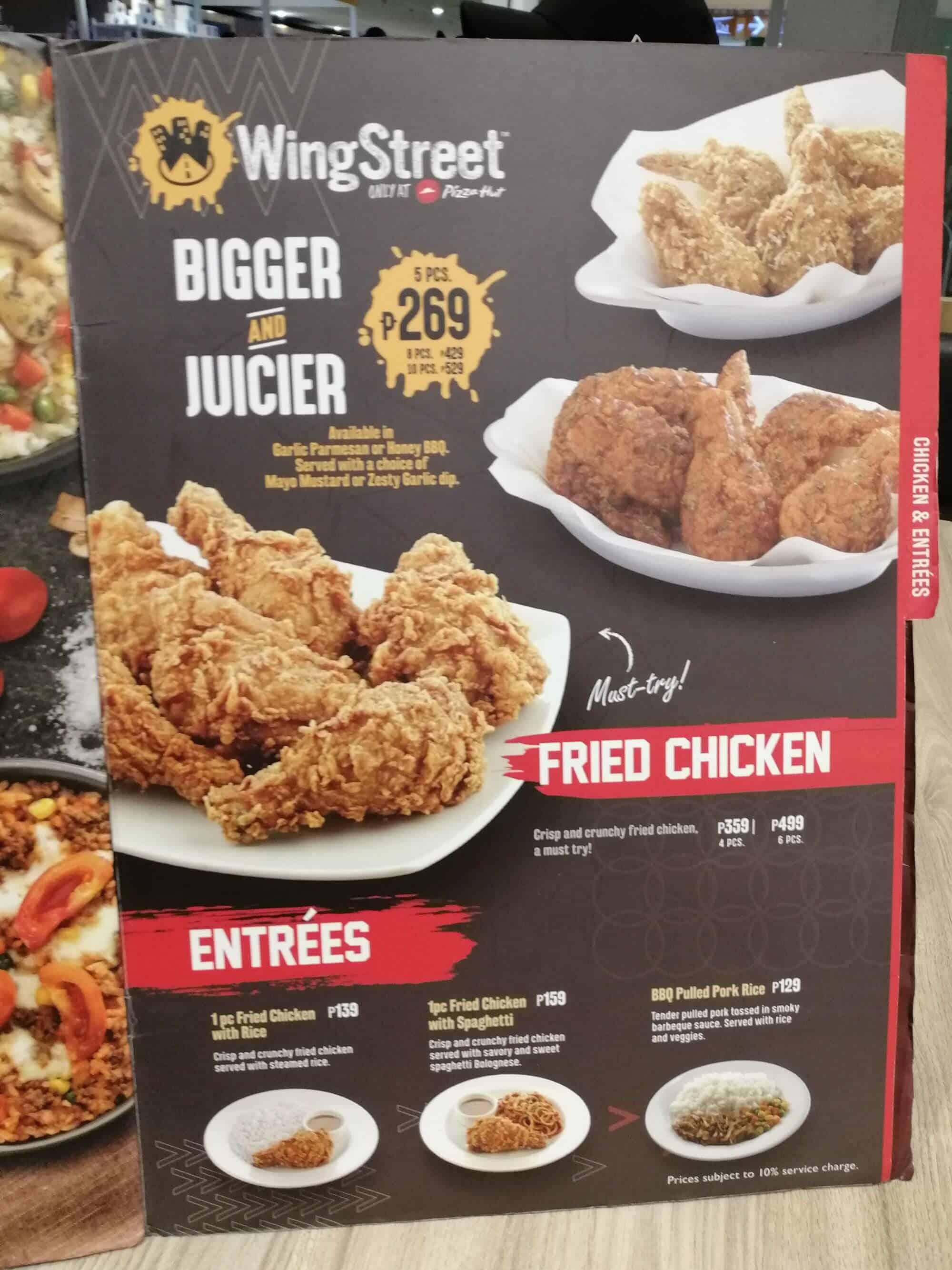 Classic Chicken Wings Or Wingstreet Food At Pizza Hut