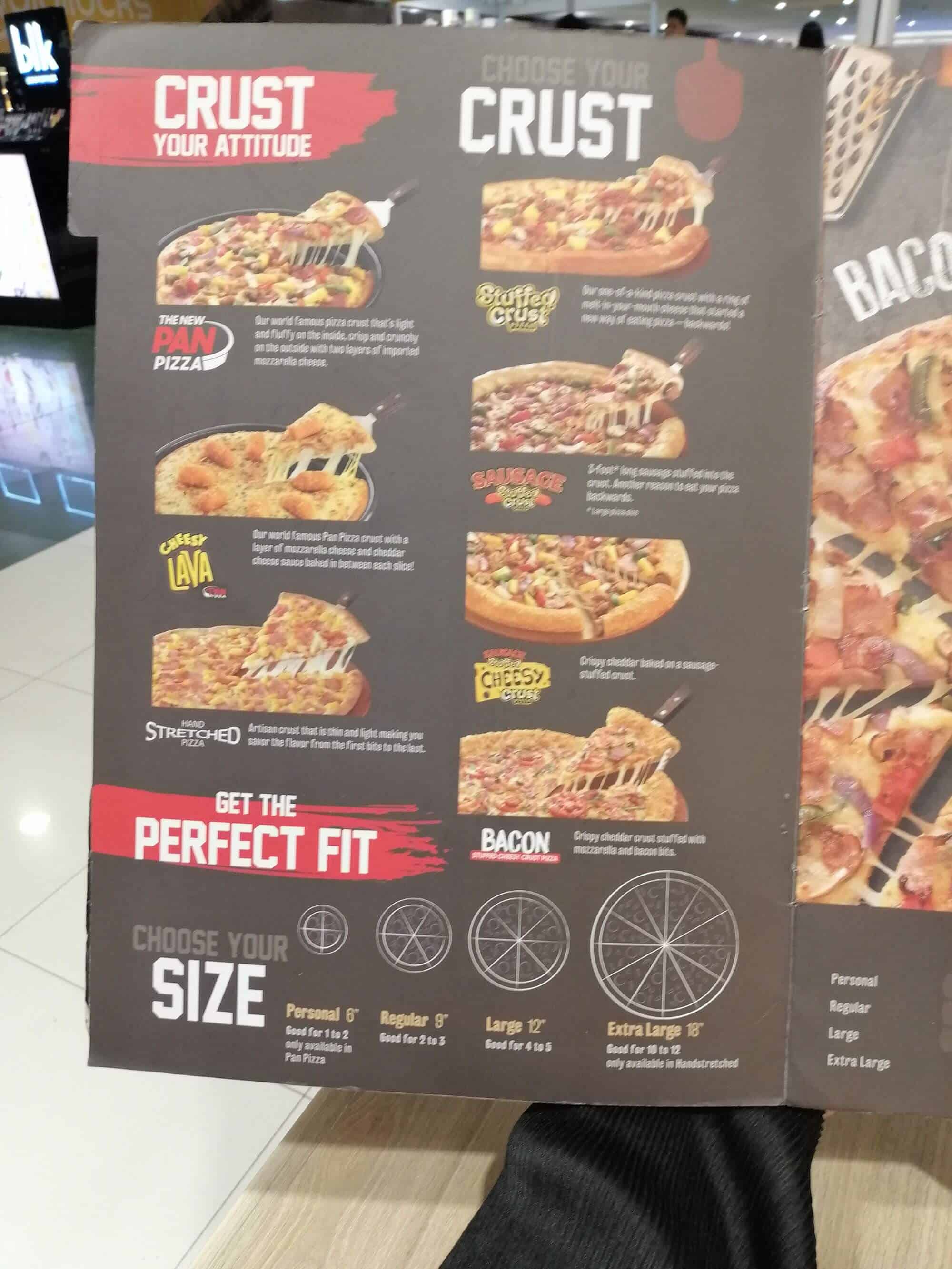 Different Types Of Crust On The Pizza Hut Menu