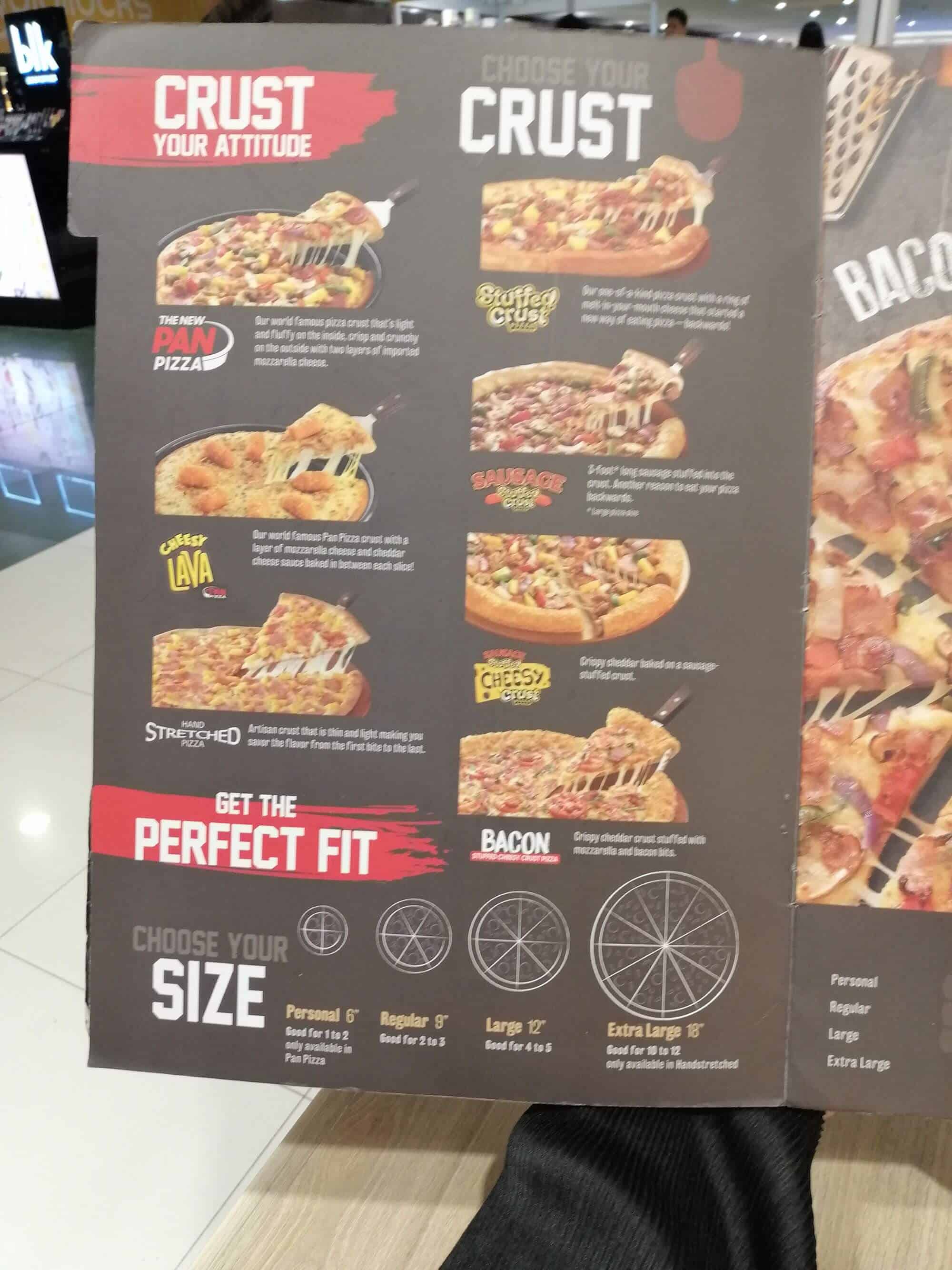 Pizza Hut Menu Philippines (2023) — Philippine Menus