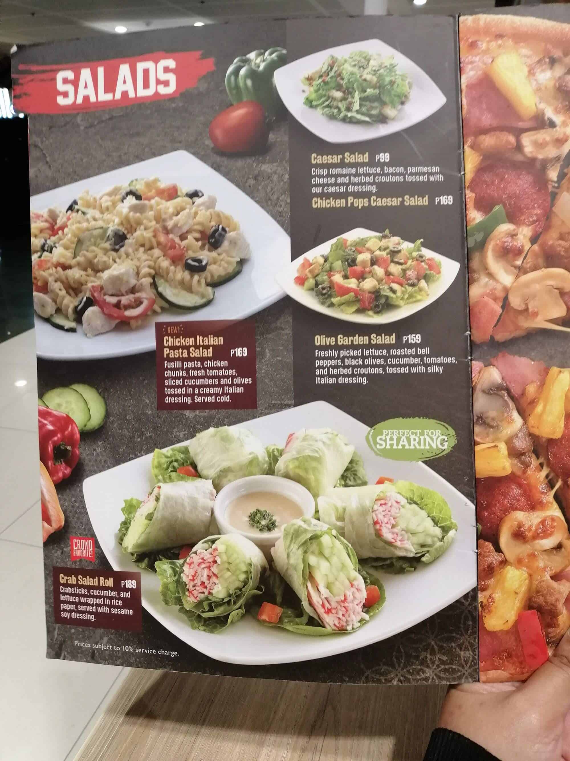 Pizza Hut Menu Philippines (2023) — Philippine Menus