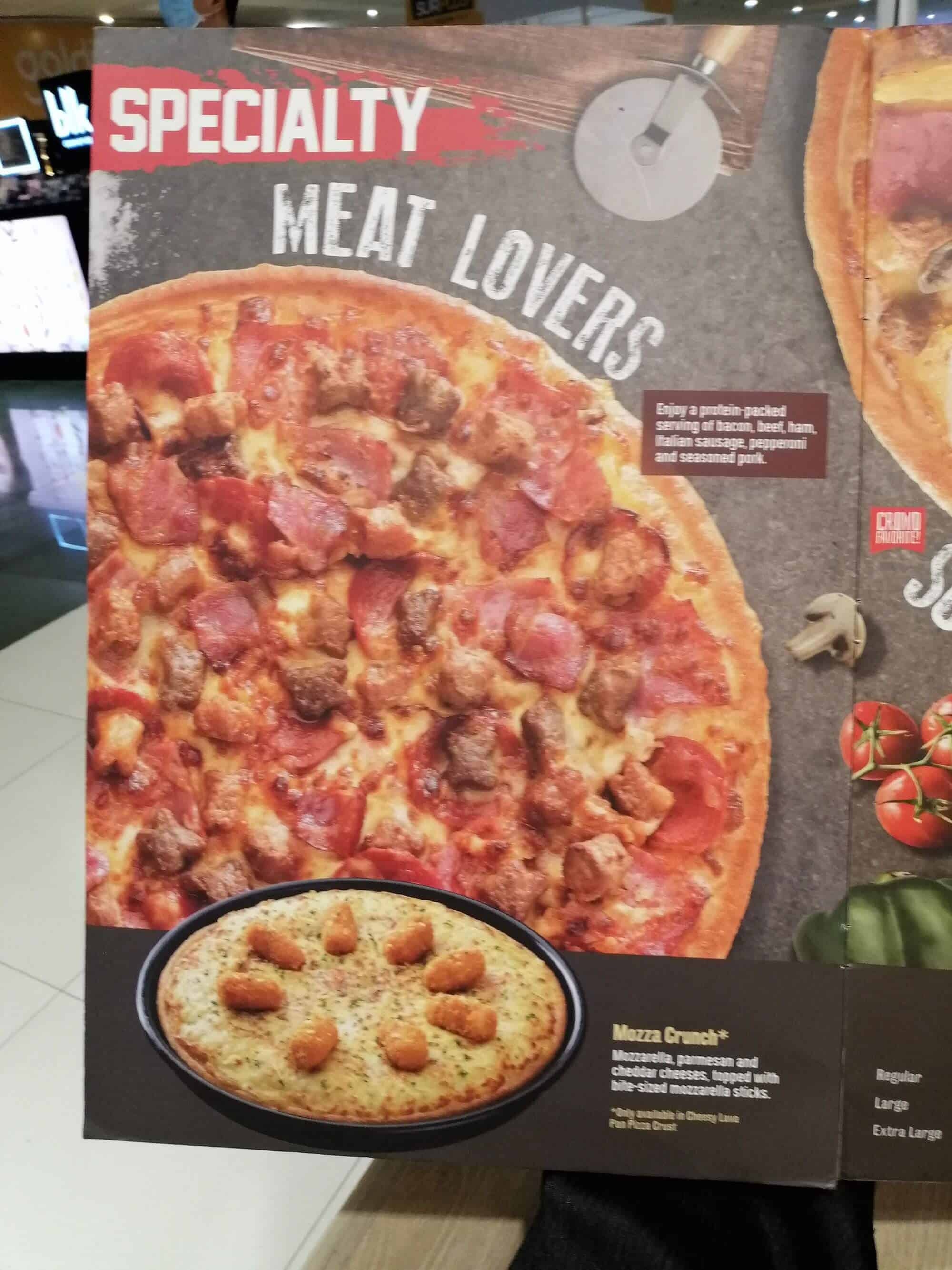 Meat Lovers Pizza On The Pizza Hut Menu