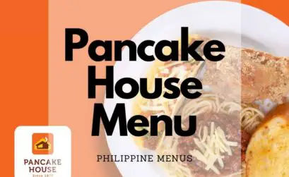 Pancake House Menu Cover