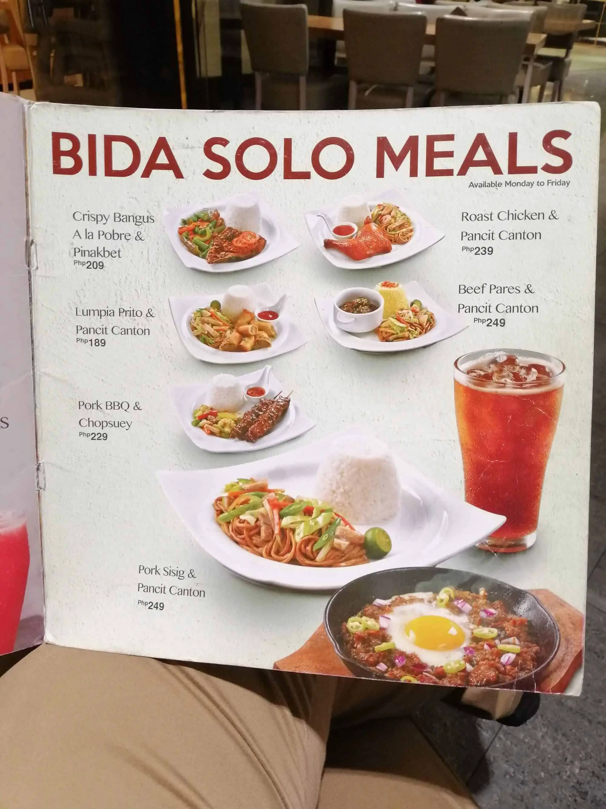 Bida Solo Meals At Kuya J