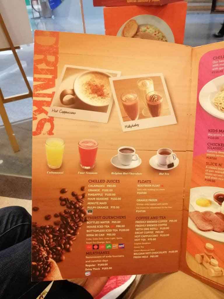 Hot Coffee And Chilled Juices On The Pancake House Menu 768x1024