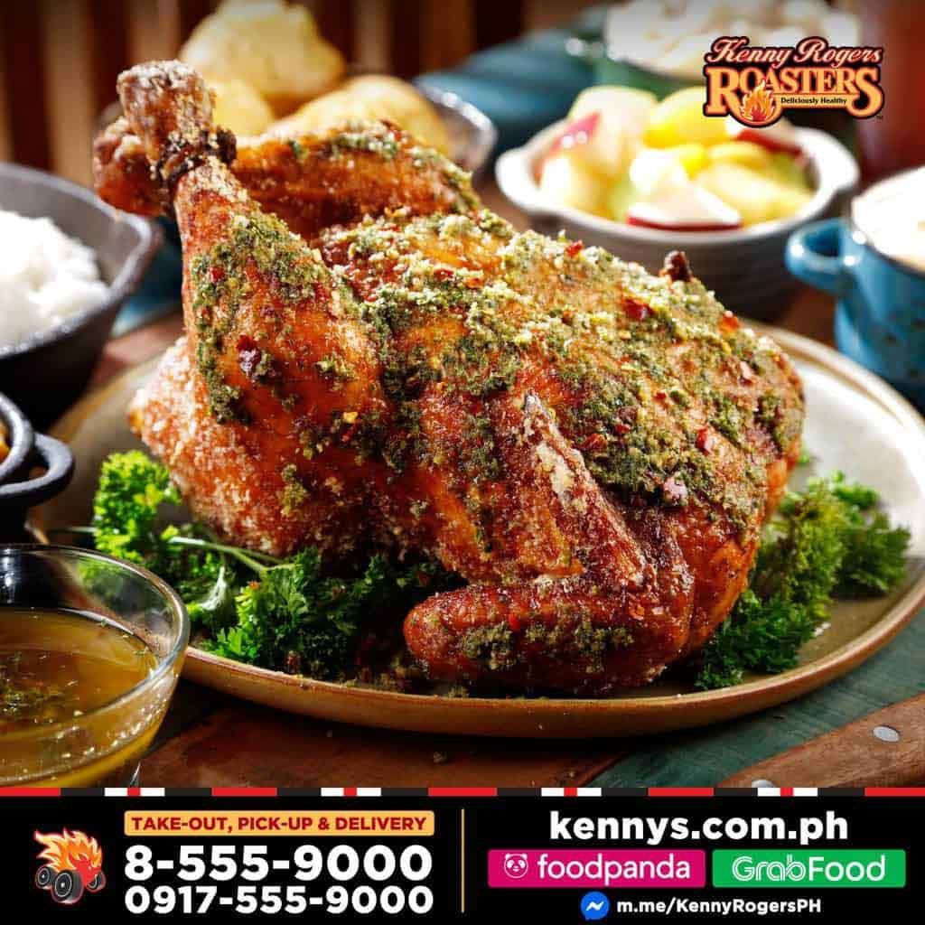 Kenny Rogers with Chimichurri on top of the chicken