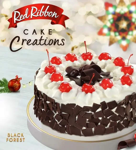 Red Ribbon Black Forest Cake