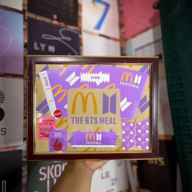 McDonalds BTS Packaging Framed
