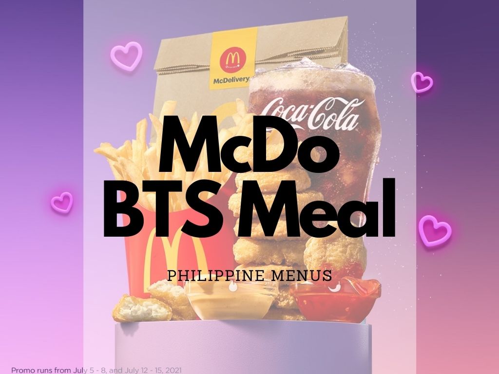 McDo KPOP BTS Meal Set Promotional Poster