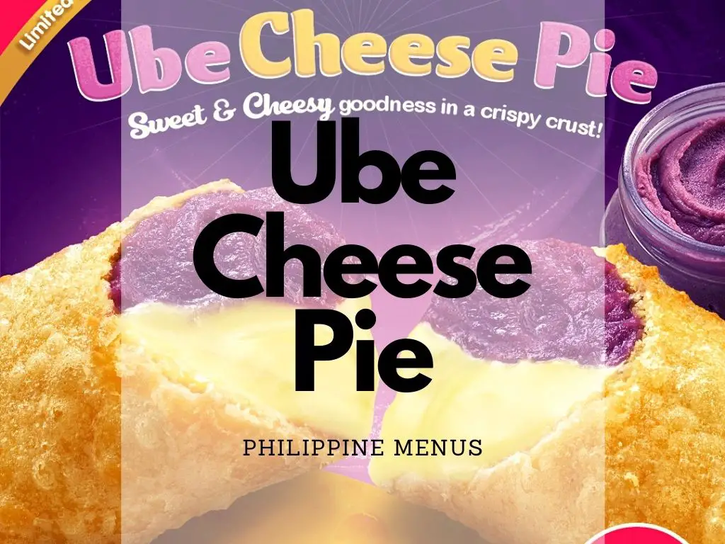 Jollibee Ube Cheese Pie Promotional Poster