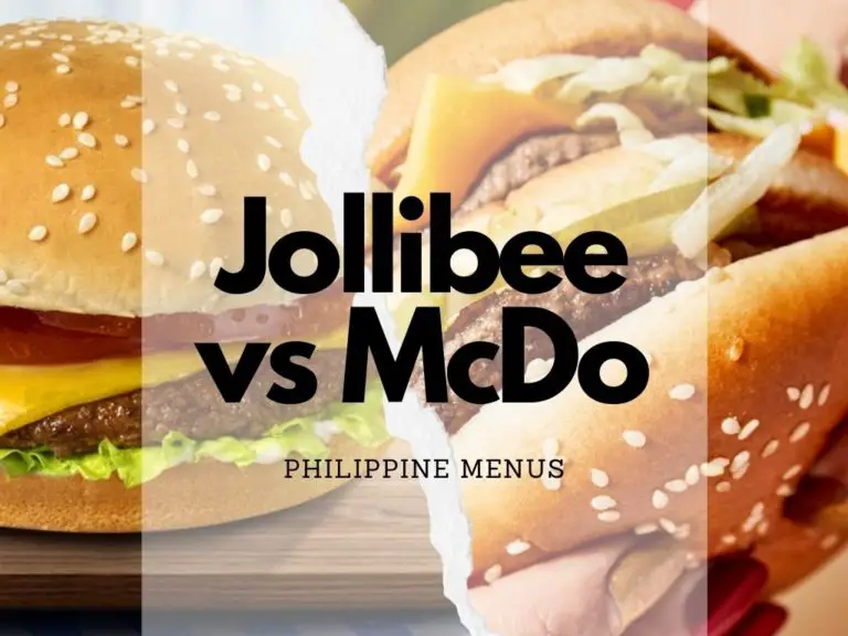 Battle of the Best: Jollibee or McDonald's? (2024) — Philippine Menus