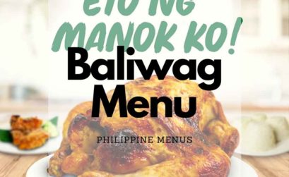 Baliwag Lechon Manok / Roasted Manok with a text saying Eto'ng Manok Ko