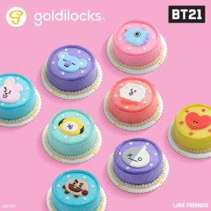 Goldilocks Bts Bt21 Cake