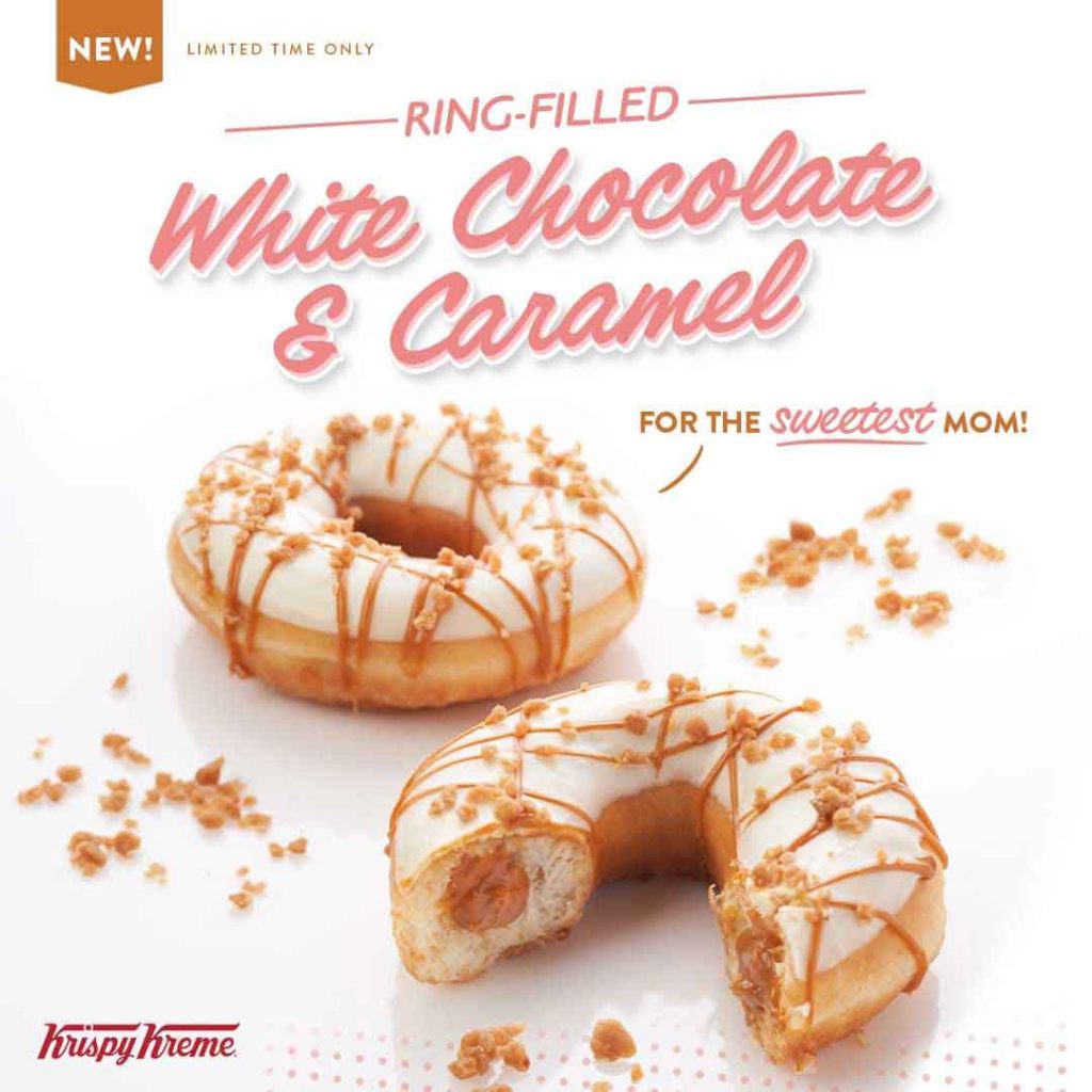 Krispy Kreme White Chocolate And Caramel
