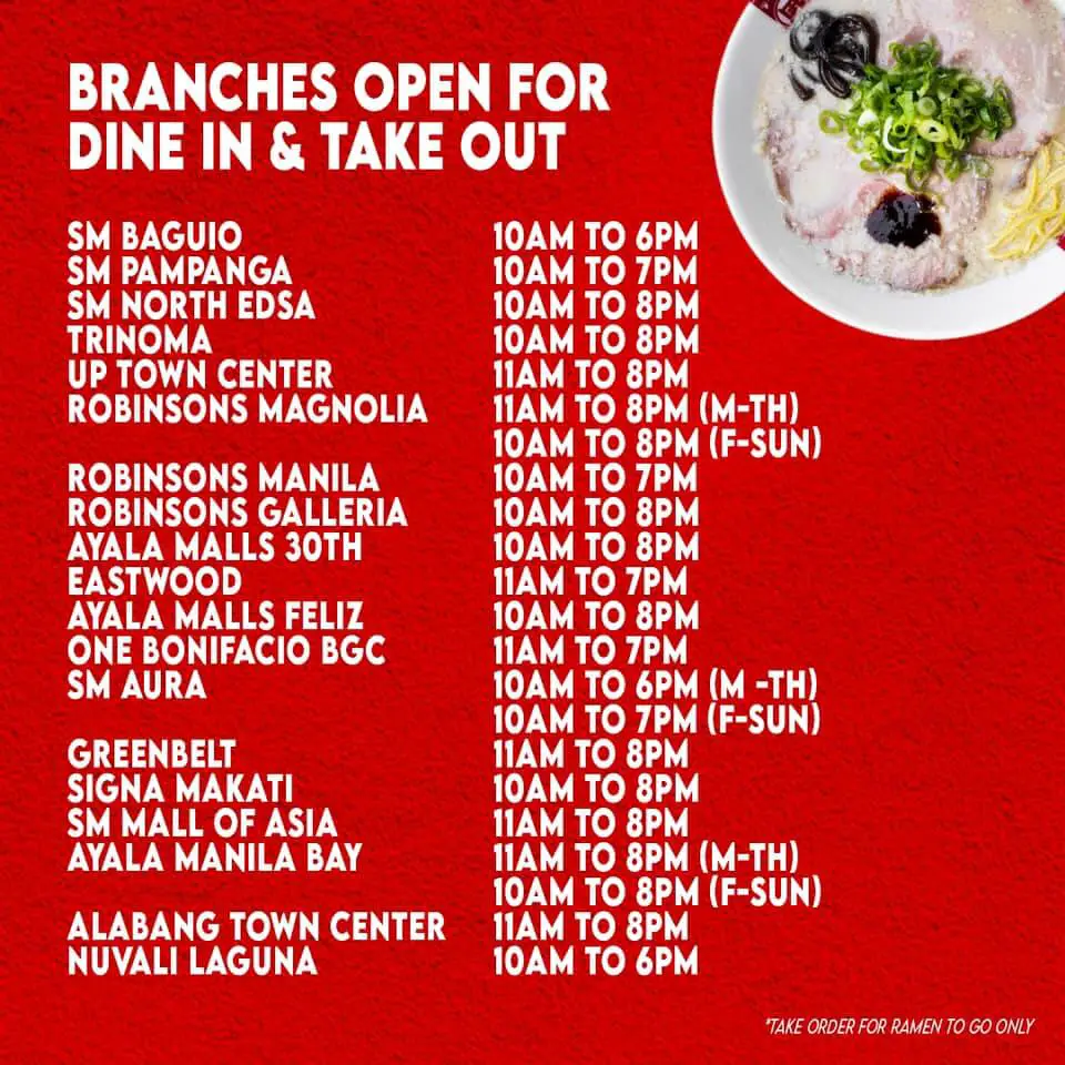 Ramen Nagi Menu Philippines (2024) — Philippine Menus