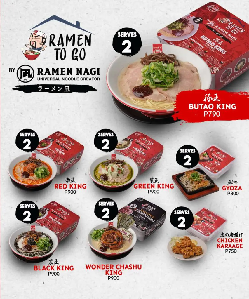 Ramen Nagi Menu Philippines (2024) — Philippine Menus