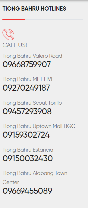 Tiong Bahru Hotlines