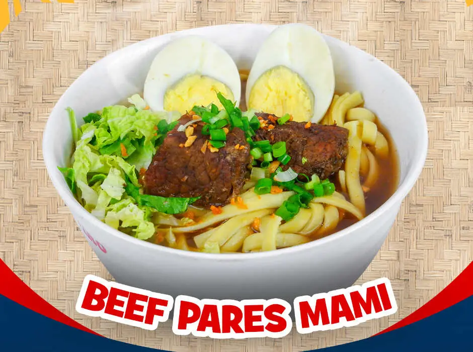 Pares Retiro Menu Beef Pares Mami