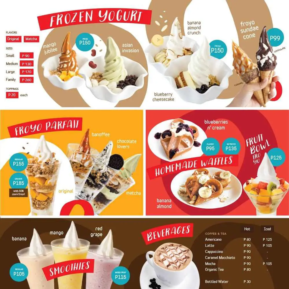 Red Mango Menu With Prices