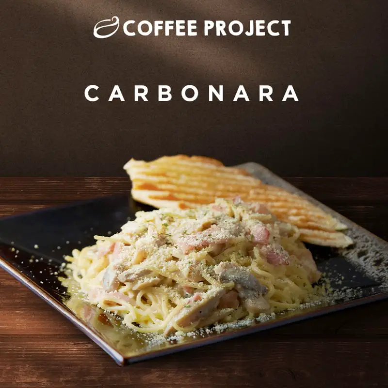 Coffee Project Menu Carbonara