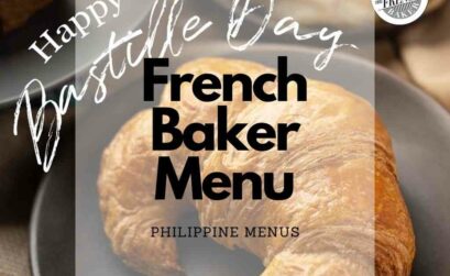 French Baker Menu