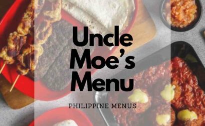 Uncle Moe's Menu